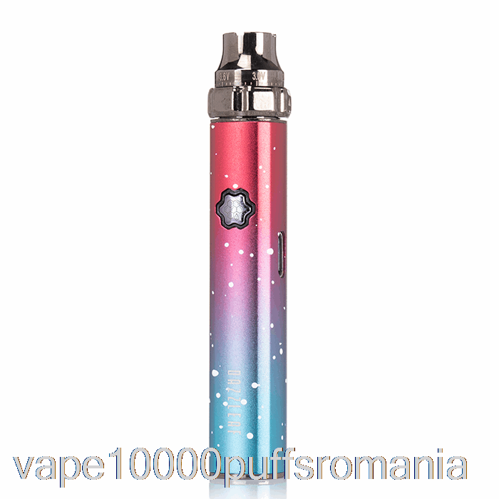 Vape Romania Dazzleaf Squarii Top Twist 510 Baterie Coral Roz / Albastru Splatter